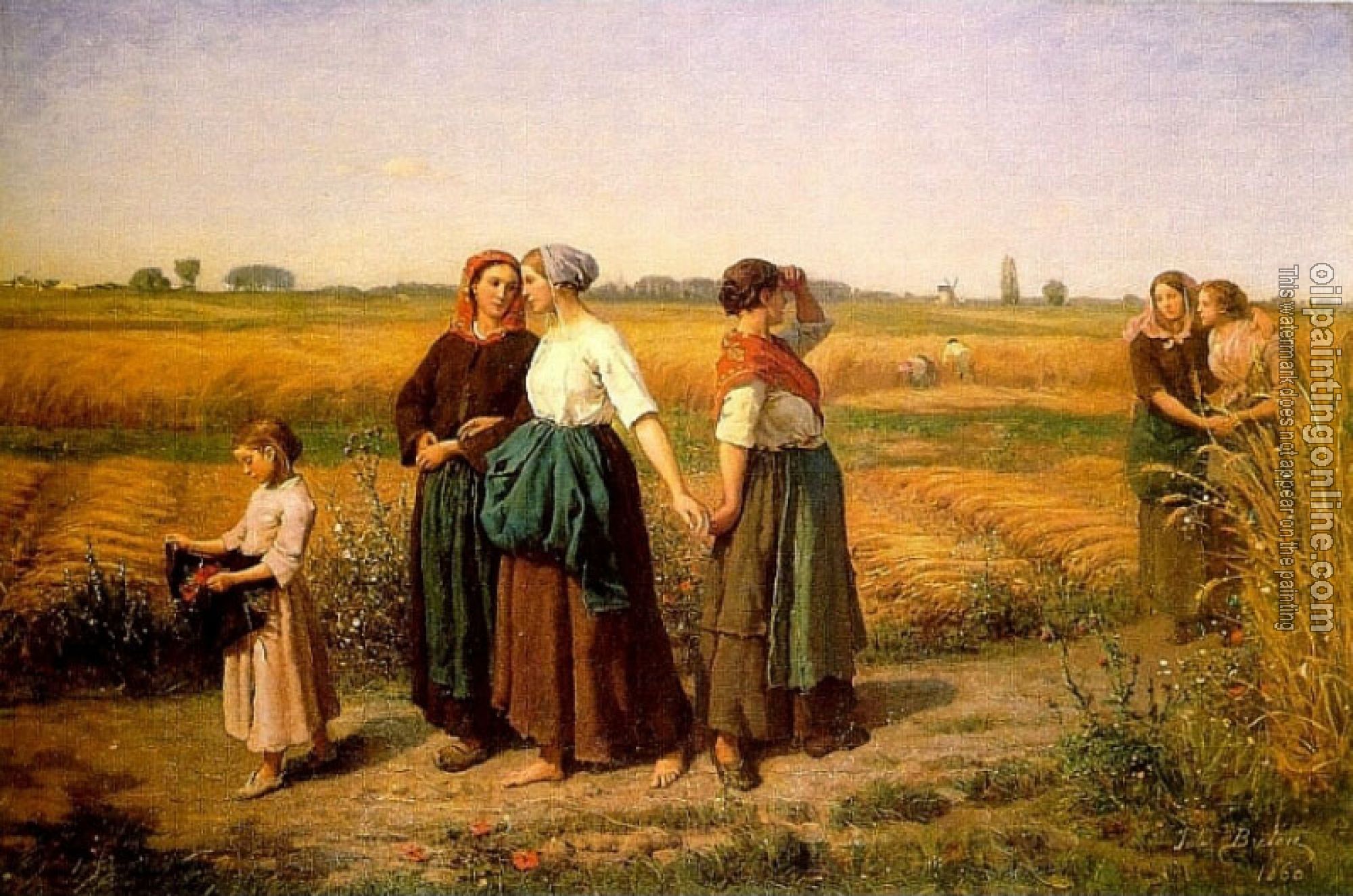 Jules Breton - The Reapers